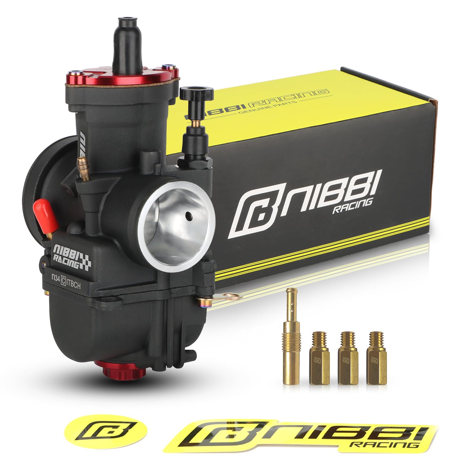 Amazon.com: NIBBI Carburetor PWK 34mm Motorcycle, 350cc-400cc